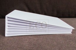 Baza do albumu - BAZYL - biały - Eco Scrapbooking - 16x21 cm - 6 kart