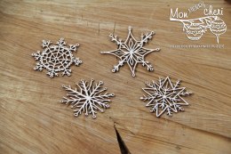 Mon MERRY cheri - snowflakes - snieżki