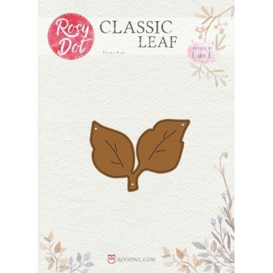 Wykrojniki do papieru liście scrapbooking Rosy Owl