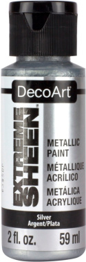Srebrna farba metaliczna Deco Art Extreme Sheen P