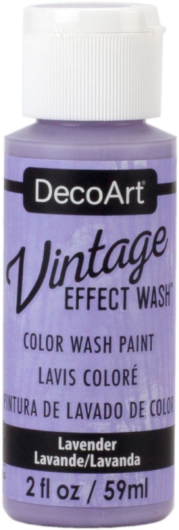 Farba postarzająca lawendowa - Vintage Effect Wash Lavender 59 ml