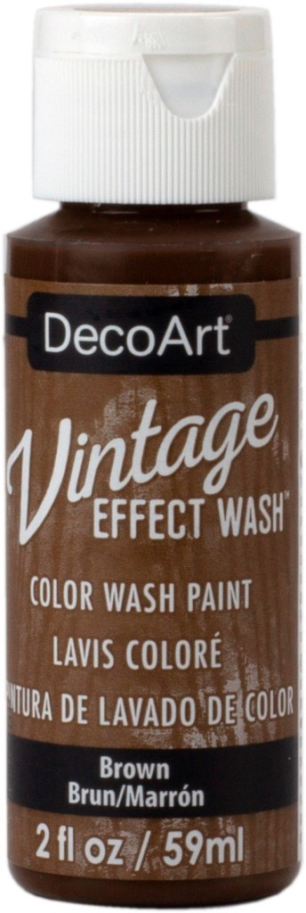 Farba postarzająca brązowy - Vintage Effect Wash Brown 59 ml