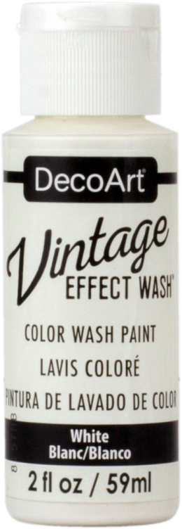 Farba postarzająca biała- Vintage Effect Wash White 59 ml
