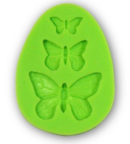 Foremka silikonowa do odlewów - motyle - 3 szt.