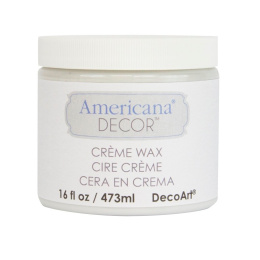 Kremowy Wosk - przezroczysty - Americana Decor Creme Wax - 236ml