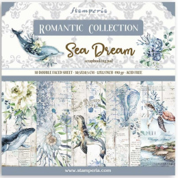 Papiery do scrapbookingu - 30x30 - zestaw Sea Dream -Stamperia