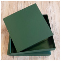 BAZA do Kartek i Pudełko na Kartkę Zielone16X16 cm  Eco Scrapbooking