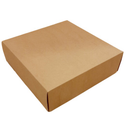 Pudełko ozdobne ekologiczne kraft 16x16x5cm - Eco Scrapbooking