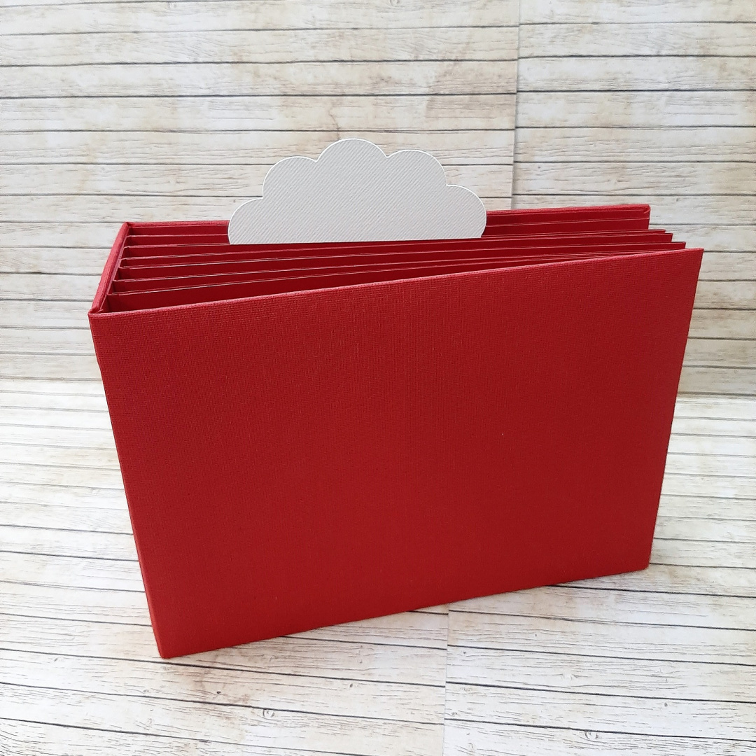 Album na zjdęcia wklejane BAZYLiszek 18x13 cm  czerwony Eco Scrapbooking