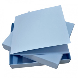BAZA do Kartek i Pudełko na Kartkę Niebieskie 16X16 cm Eco Scrapbooking