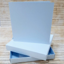 BAZA do Kartek Pudełko na Kartkę Niebieskie kwadrat
