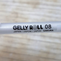 Biały żelopis SAKURA Długopis żelowy Gelly Roll 08