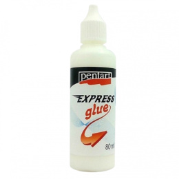 Klej Express Glue - szybkoschnący - precyzyjny -Pentart - 80 ml