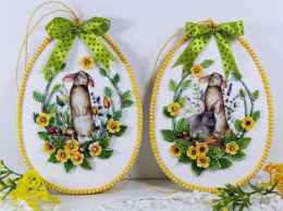 Decoupage Rice Paper Easter Hares Rabbits Studio75