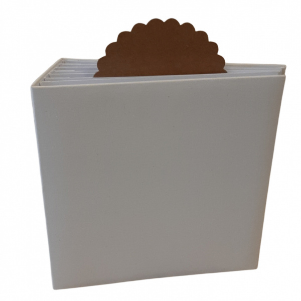 Baza do albumu - biały Bazyl - Eco Scrapbooking - 25x25 cm - 8 kart