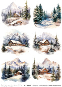 Decoupage Rice Paper Winter Landscapes Studio75