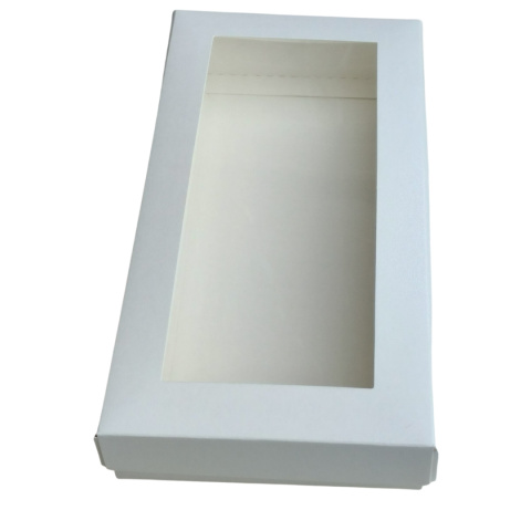 Pudełko na Kartkę z Okienkiem DL 22,5x11x3,5 cm Ecru