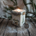 Decoupage Rice Paper Christmas Tree Fireplace Studio75