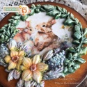 Decoupage Rice Paper Easter Watercolor Hares Studio75 Studio75