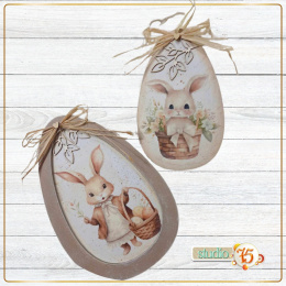 Decoupage Rice Paper Easter Rabbits Studio75