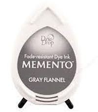Tusz do stempli Memento Dew drops Gray Flannel