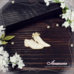 Tekturka ozdobna - Anemone - Ślubne buty