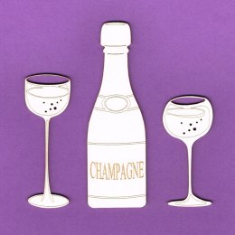 Tekturka - szampan - Crafty Moly