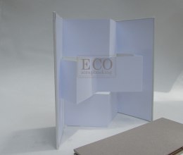 Baza do scrapbookingu - Parawan z okładką - biała - Eco Scrapbooking