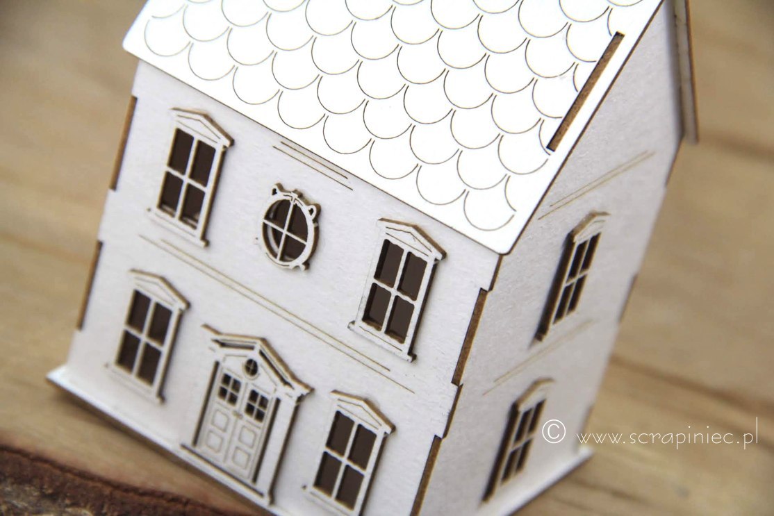 Tiny Family house 3D - Mikro Domek rodzinny 3D (do boxa 10cm)