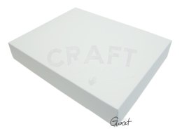 Pudełko ozdobne - prostokątne białe - 16x21x4cm GoatBox