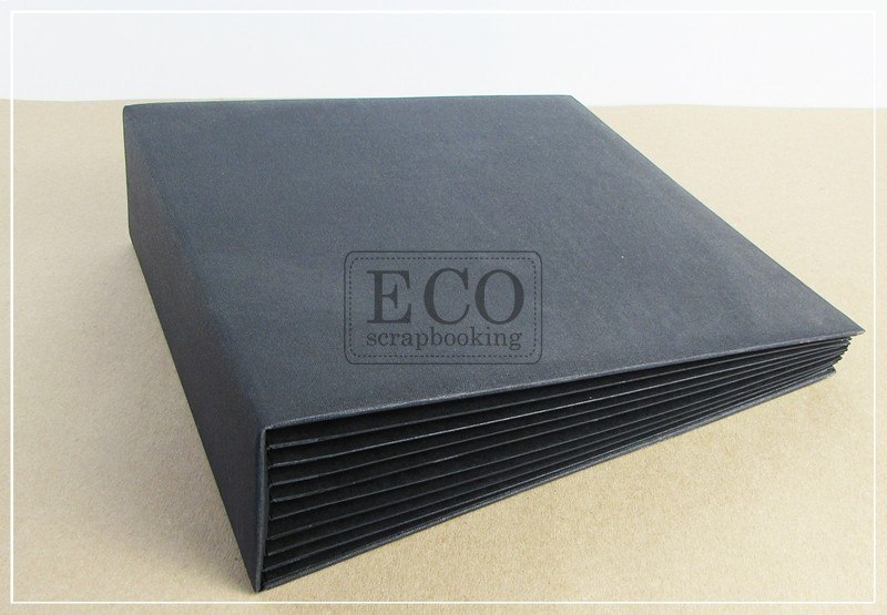 Baza do albumu , journalu - 17x25cm - czarna -Eco Scrapbooking
