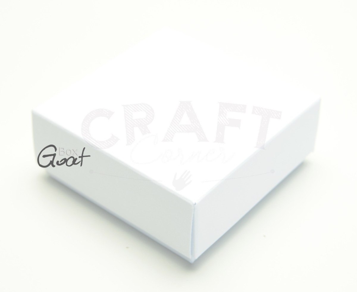 Pudełko białe matowe 7x7x3cm GoatBox