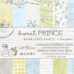 SWEET PRINCE - zestaw papierów 20,3x20,3cm