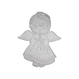 Wykrojnik - aniołek dziewczynka 7,4 cm x 9,5 cm