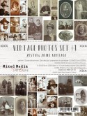 Zestaw papierów zdjęcia vintage d