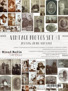 Zestaw papierów - zdjęcia Vintage I - Craft o`clock