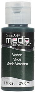 Fluid akrylowy - płynny pigment - DecoArt - Fluid Aceylics - Viridian