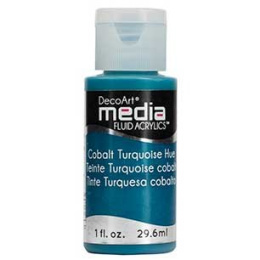 Fluid akrylowy - płynny pigment Fluid Acrylics - DecoArt - Cobalt Turquoise Hue